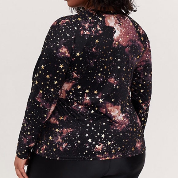 NWT! Torrid Celestial Long Sleeve Layering Swim Shirt - Picture 2 of 11
